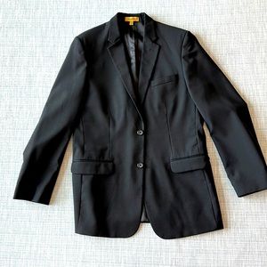 Black modern fit suit jacket
